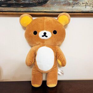 🧸🐻 Sanrio Rilakkuma Korilakkuma Bear Plush 14” Toy Collectible San X w Zipper